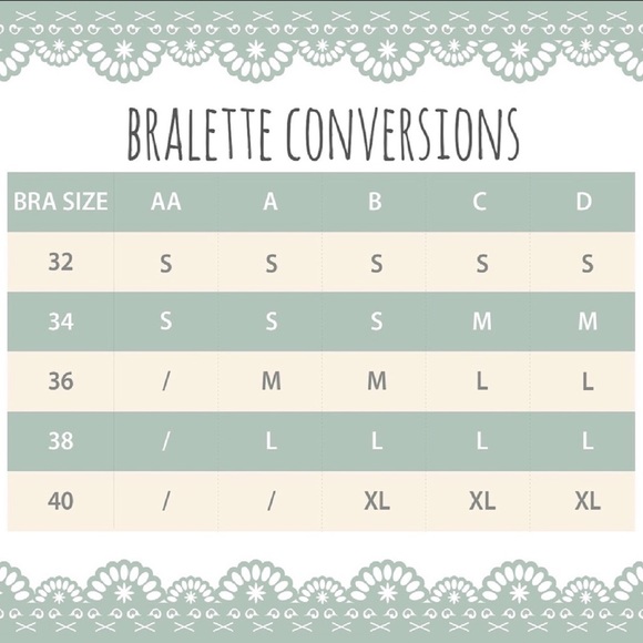 Cream Double Strap Scalloped Floral Lace Bralette - Picture 4 of 4